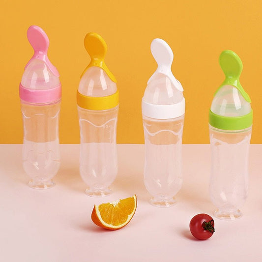 Biberon avec cuillère pour nouveau-né | EasyBottle™ - Au Plaisir De Donner La Vie